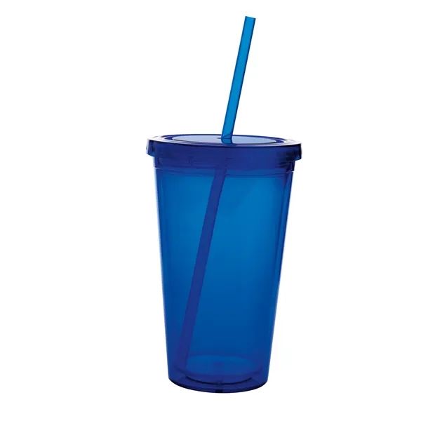 Blue color option for Double Wall Acrylic Tumbler   18 Oz.
