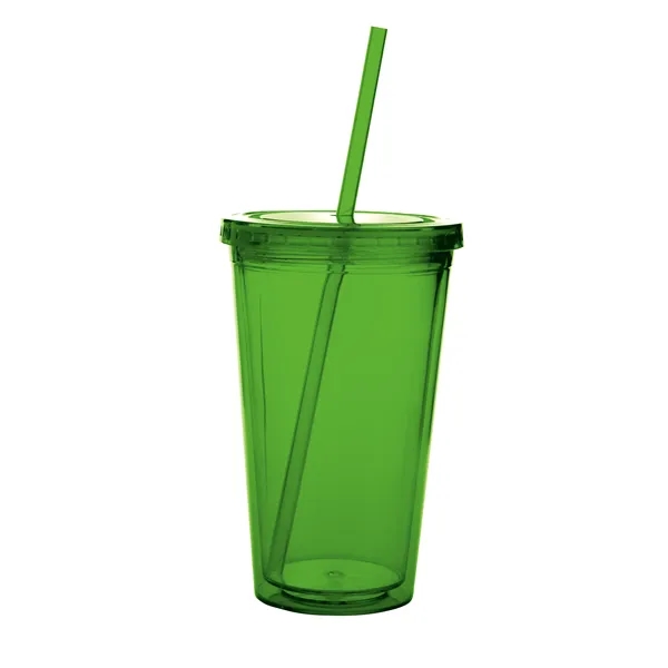 Green color option for Double Wall Acrylic Tumbler   18 Oz.