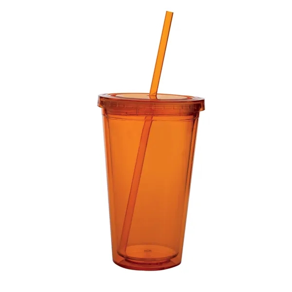 Orange color option for Double Wall Acrylic Tumbler   18 Oz.
