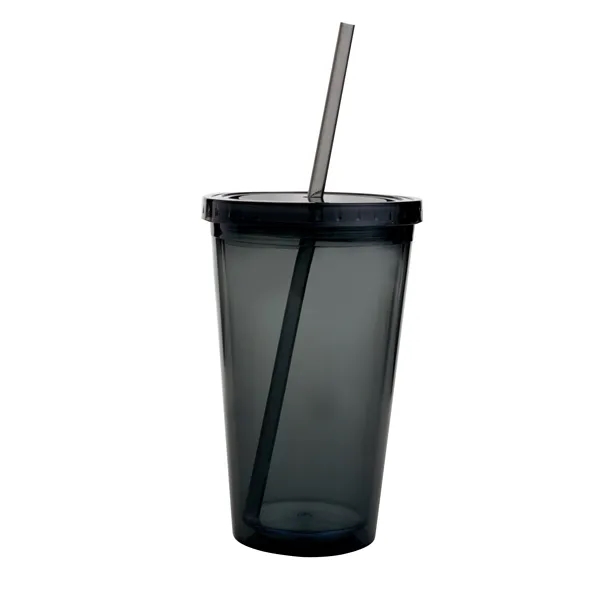 Smoke color option for Double Wall Acrylic Tumbler   18 Oz.