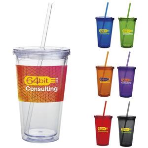 Photo of Double Wall Acrylic Tumbler   18 Oz.