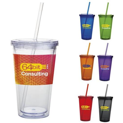 Photo of Double Wall Acrylic Tumbler   18 Oz.