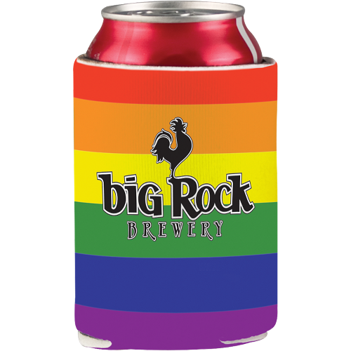 Rainbow color option for Full Color Foam Can Cooler