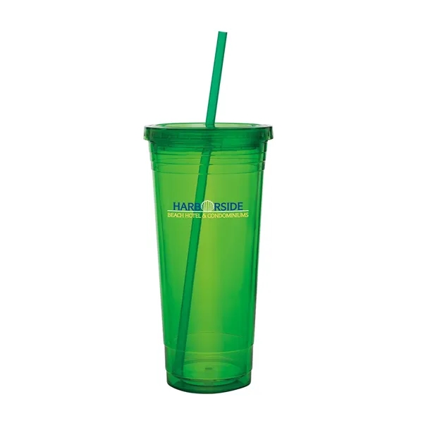Green color option for Double Wall Acrylic Tumbler   24 Oz.
