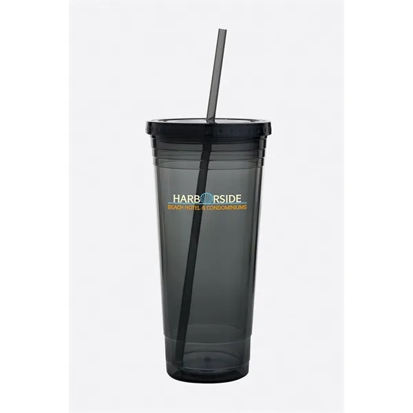 Smoke color option for Double Wall Acrylic Tumbler   24 Oz.