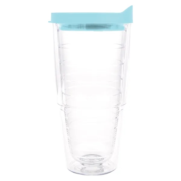 Clear Tumbler/Blue Moon Lid color option for Tervis® Classic Tumbler   24 Oz.