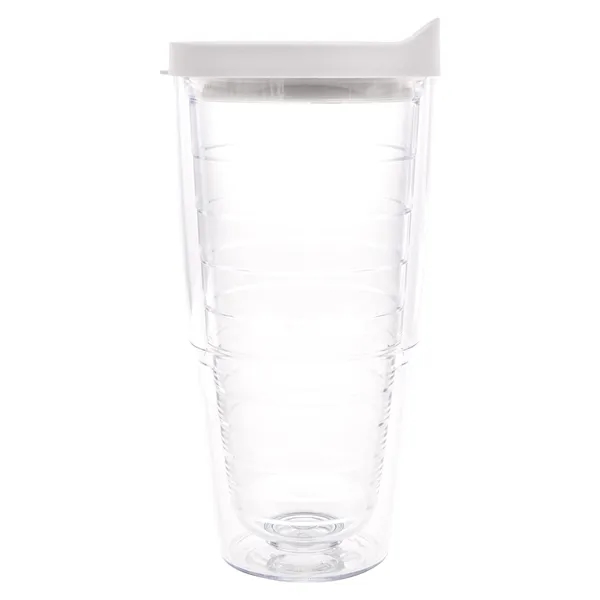 Clear Tumbler/Frosted Lid color option for Tervis® Classic Tumbler   24 Oz.