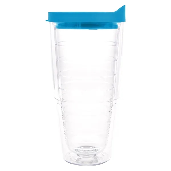 Clear Tumbler/Turquoise Lid color option for Tervis® Classic Tumbler   24 Oz.