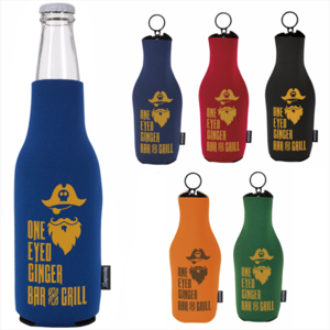 Photo of Koozie® Neoprene Zip Up Bottle Kooler