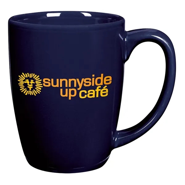 Navy color option for Bistro Mug Color   12 Oz.