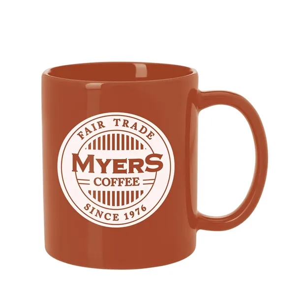 Burnt Orange color option for Budget Mug   11 Oz. (Colors)