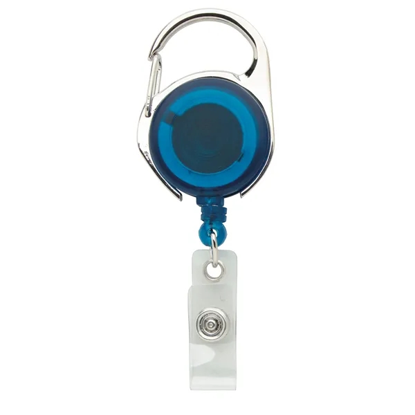 Translucent Blue color option for Carabiner Badge Holder