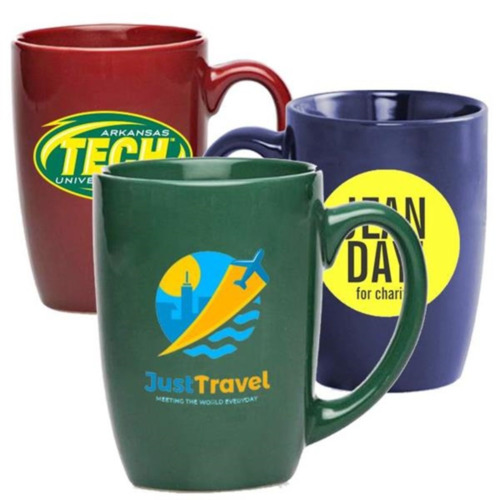 Photo of 16 Oz Large Coffee Mug W/ Custom Logo Glossy Ceramic Mugs