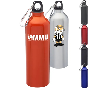 Photo of 24 Oz. Aluminum Sports Bottle W/ Carabiner & Twist Cap