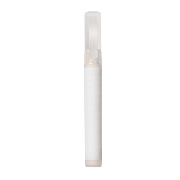 Clear color option for .34 Oz. Hand Sanitizer Spray Pump