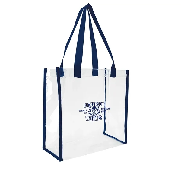 Navy color option for Clear Game Tote