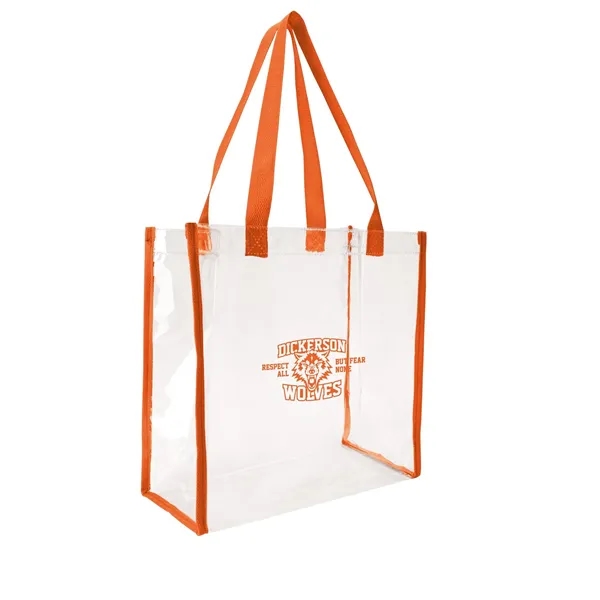 Orange color option for Clear Game Tote