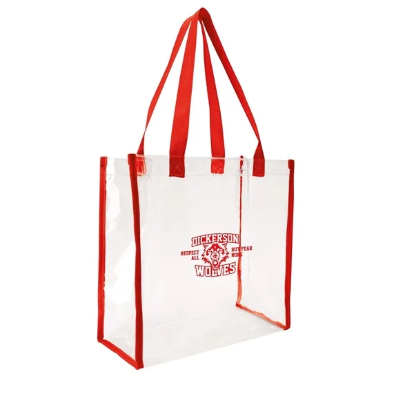 Red color option for Clear Game Tote