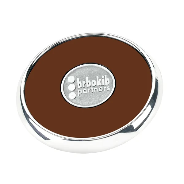 Brown Rqc color option for Round Zinc Coaster