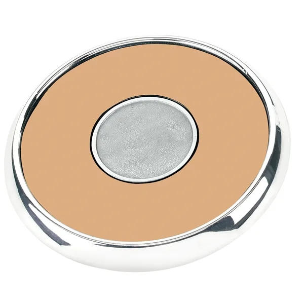 Tan Qc color option for Round Zinc Coaster