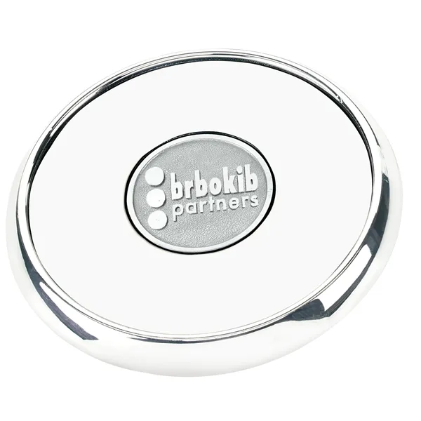 White Rqc color option for Round Zinc Coaster