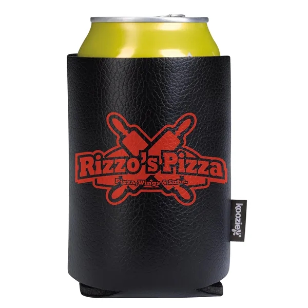 Black color option for Koozie® Leather Like Can Kooler