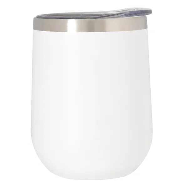 White color option for Wine Vacuum Tumbler   13 Oz.