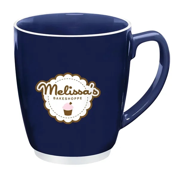 Navy color option for Large Color Bistro With Accent Mug   20 Oz.