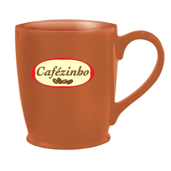 Burnt Orange color option for Stylish Café Mug   16 Oz.