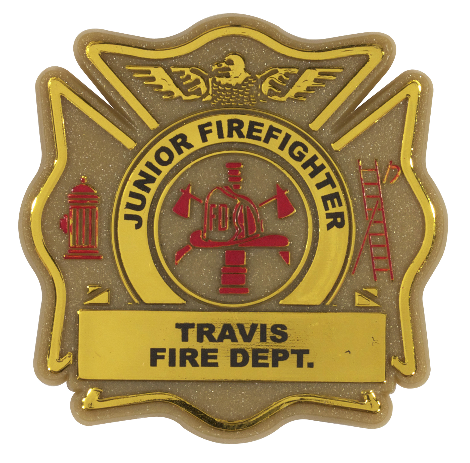 Gold color option for Maltese Cross Badge