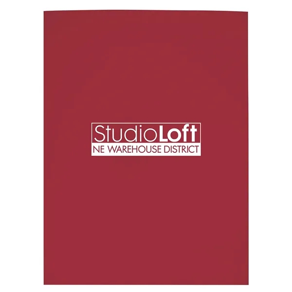 Burgundy color option for Gloss Paper Folder