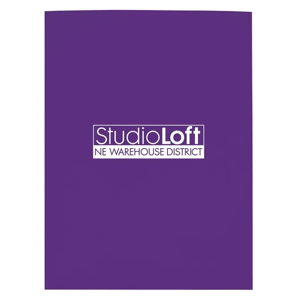 Purple color option for Gloss Paper Folder