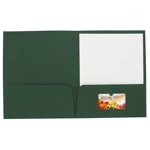 Green color option for Linen Paper Folder