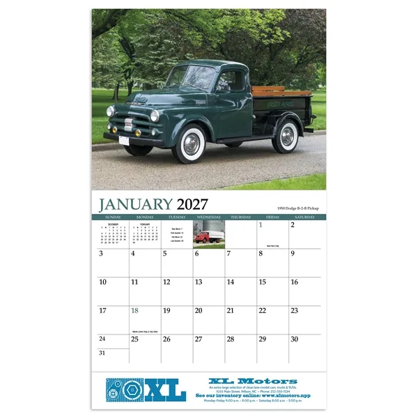 White color option for Classic Trucks Appointment Calendar