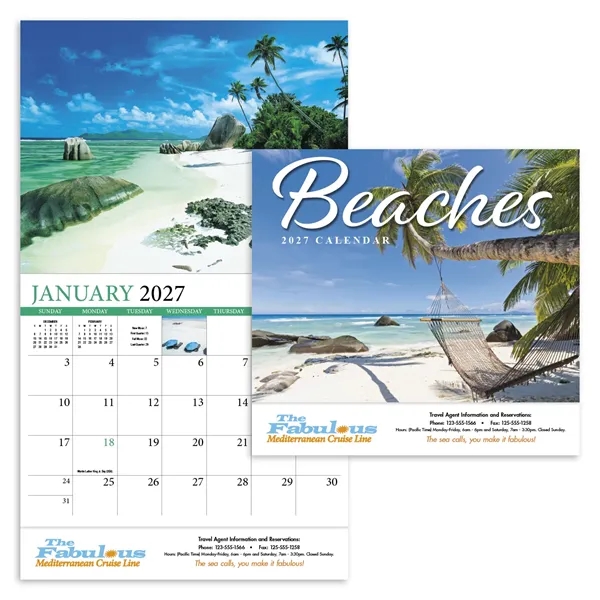 White color option for Beaches Appointment Calendar