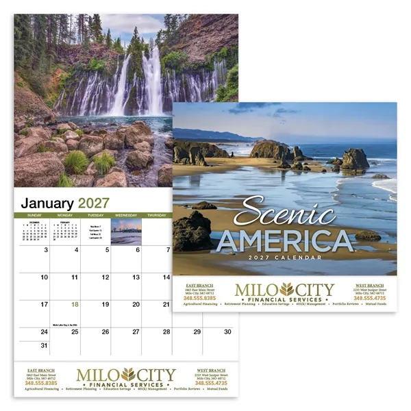 White color option for Scenic America® Appointment Calendar