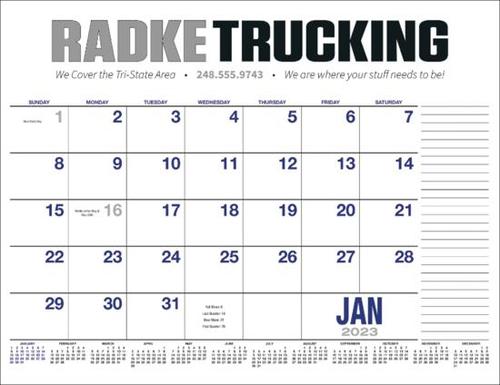 Photo of 13 Month Desk Pad Calendar