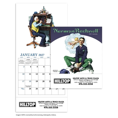 Main photo of Norman Rockwell Mini Calendar