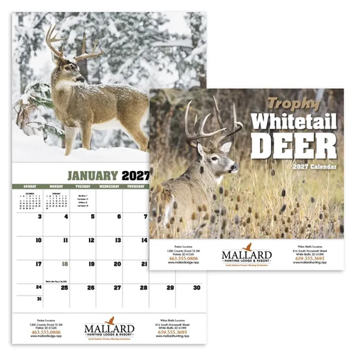 Photo of Trophy Whitetail Deer Appointment Calendar