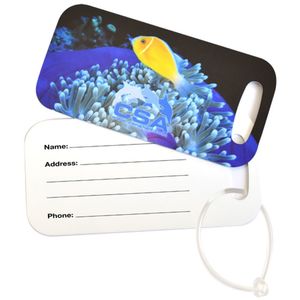 Photo of Rectangle Metal Luggage Tag   Full Color