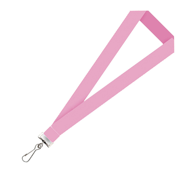 Pink color option for 3/4" Super Saver Polyester Lanyard