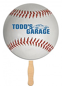 Photo of Handheld Baseball Shaped Fan   Mini