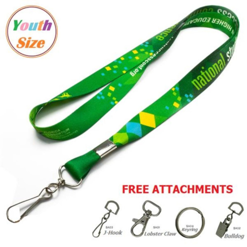 Photo of Youth Size Usa Made Sublimated Lanyards Custom Youth Lanyard