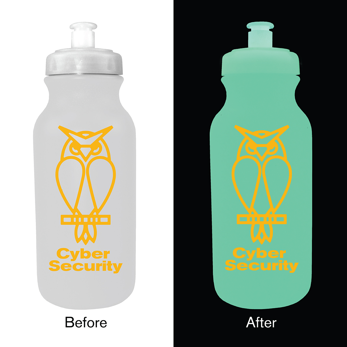 Nite Glow color option for 20 Oz. Nite Glow Value Cycle Bottle With Push 'N Pull Cap
