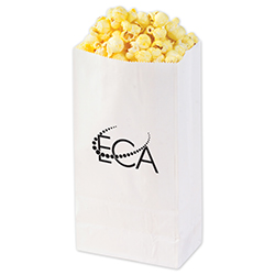 White color option for Large Empty Popcorn Bag