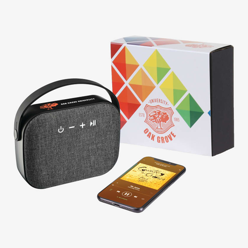 Photo of Woven Fabric Bluetooth Speaker W/Full Color Wrap