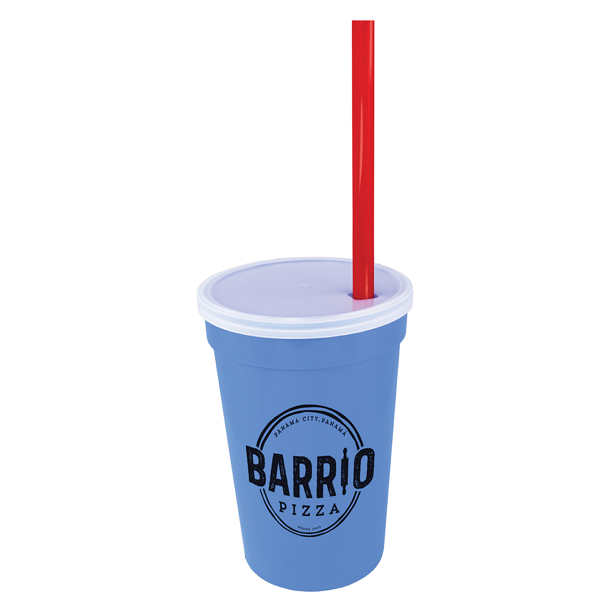Light Blue color option for 17 Oz. Smooth Cup/Straw/Lid Set
