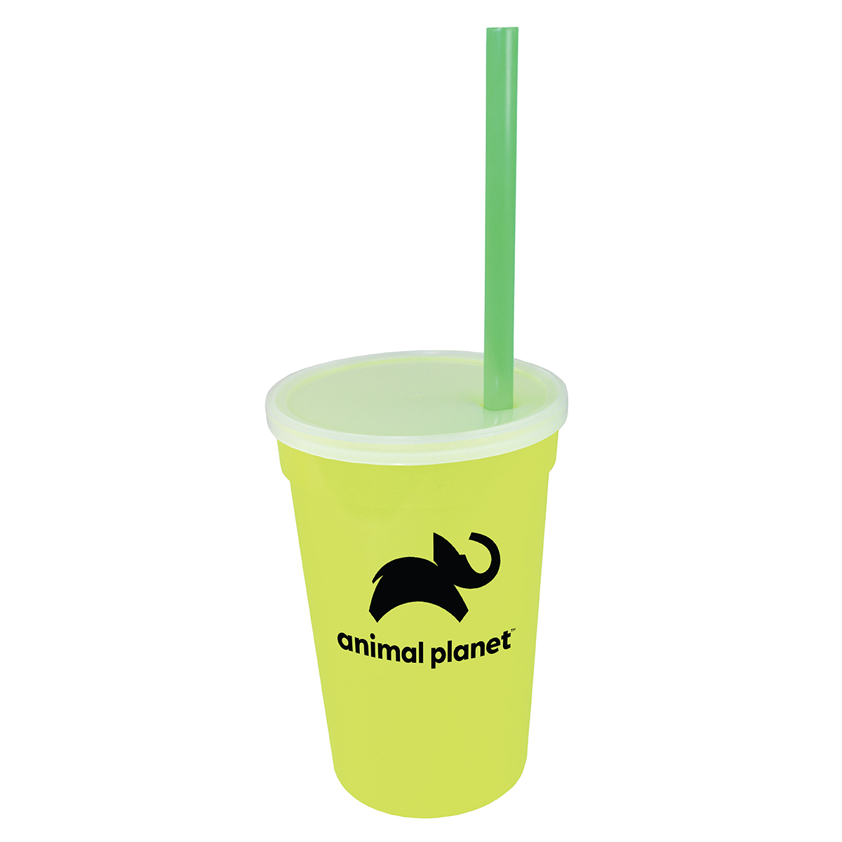 Neon Yellow color option for 17 Oz. Smooth Cup/Straw/Lid Set