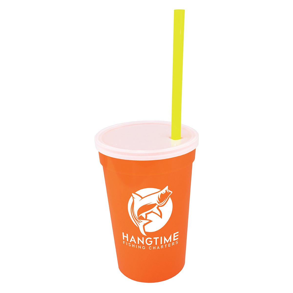 Orange color option for 17 Oz. Smooth Cup/Straw/Lid Set