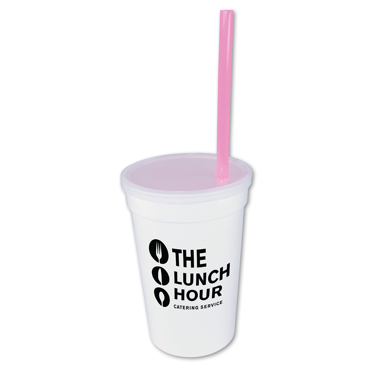 White color option for 17 Oz. Smooth Cup/Straw/Lid Set